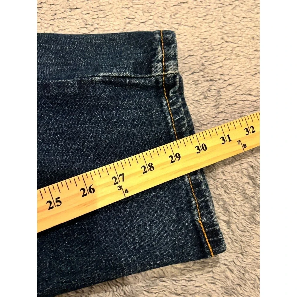 Levi's Jeans Mens 36x30 505 Relaxed Fit Blue Medium Wash Denim Western Cowboy